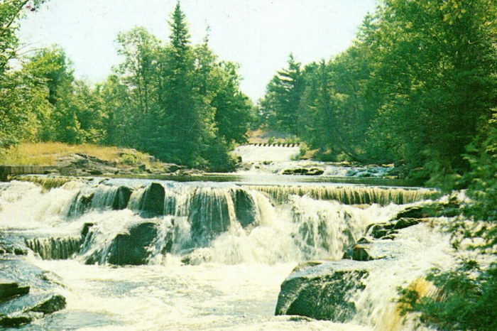 Paulding Michigan Bond Falls Ontonagon River (newer photo)